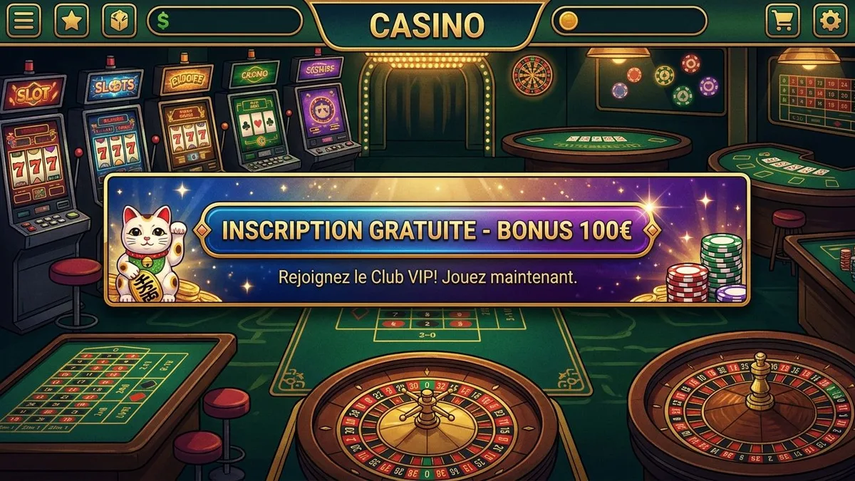 Inscription avec bonus